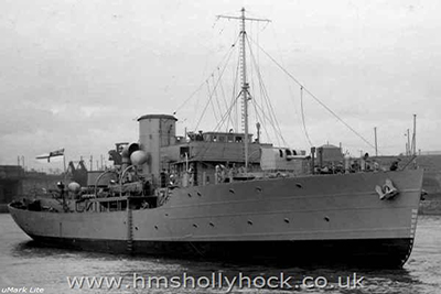 HMS Hollyhock (K64)
